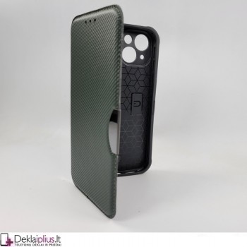 Atverčiamas smūgiams atsparus dėklas - žalias (Apple Iphone 14)